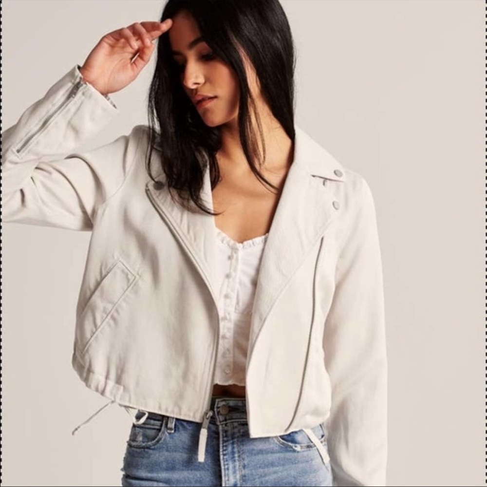 Abercrombie Drapey Moto Jacket